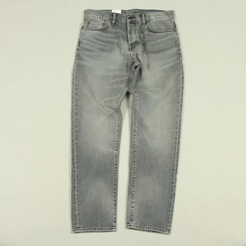 Carhartt WIP Klondike Pant Maitland - Black Light Used Wash-2